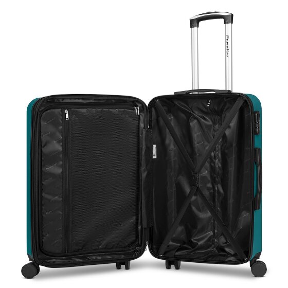 Check.In Paradise 2.0 4 wheels Suitcase set 3-piece with expansion pleat