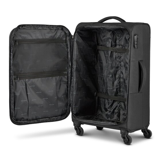 Police San Francisco 4 wheels Suitcase set 3-piece Expandable
