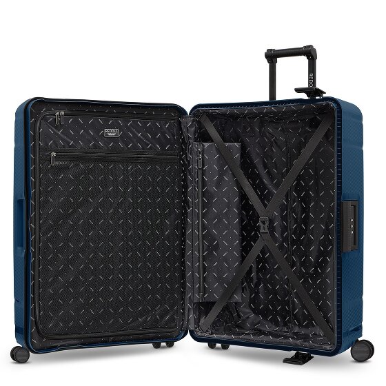 Redolz Essentials 15 4-wheel Suitcase set (M+L) with Three-Point Lock