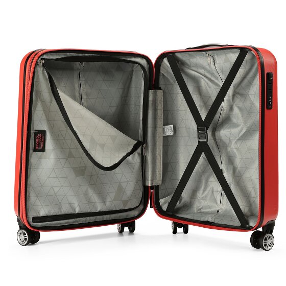 Gabol Future Plus 4 wheels Cabin trolley 55 cm with expansion pleat