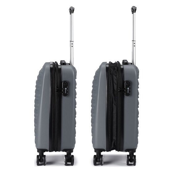 Benzi 5493 4 wheels Cabin trolley S 53 cm with expansion pleat