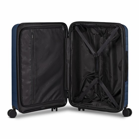 d&n Toronto 4 wheels Trolley M 65 cm with expansion pleat