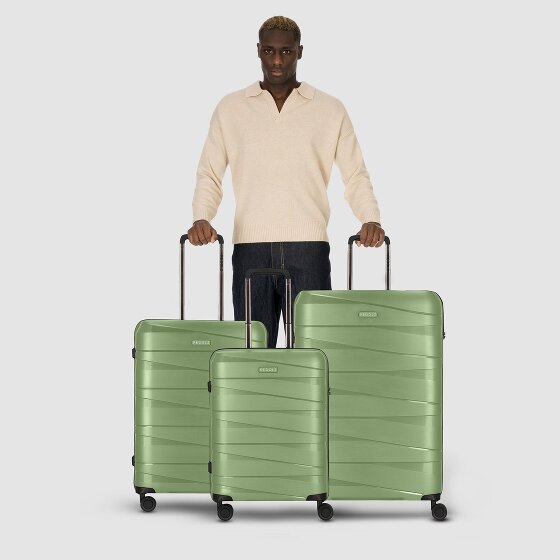 Redolz Essentials 10 3-SET 4 wheels Suitcase set 3-piece