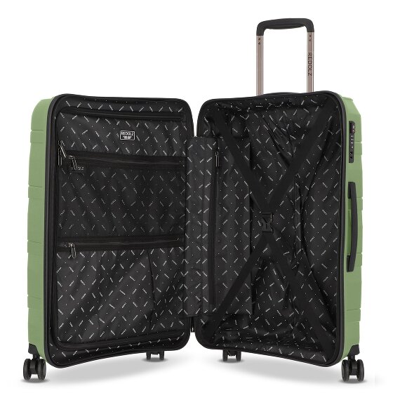 Redolz Essentials 10 3-SET 4 wheels Suitcase set 3-piece