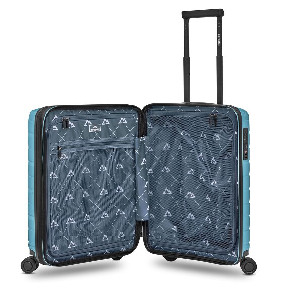 Bergpfeil Travel 4-wheeled cabin trolley S 55 cm with expansion pleat