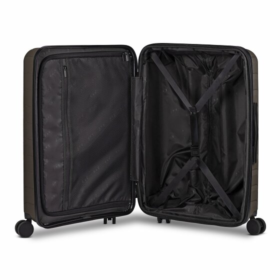 d&n Toronto 4 wheels Trolley M 65 cm with expansion pleat