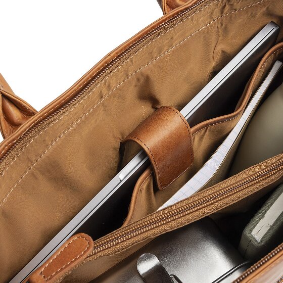 The Chesterfield Brand Westbrook Shoulder Bag Genuine Leather 34 cm Laptop compartment