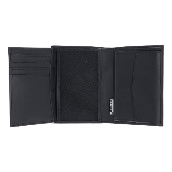 oxmox Leather Wallet RFID protection Genuine Leather 13 cm