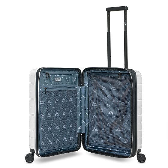 Bergpfeil Travel 4 wheels Cabin trolley 55 cm Laptop compartment with expansion pleat