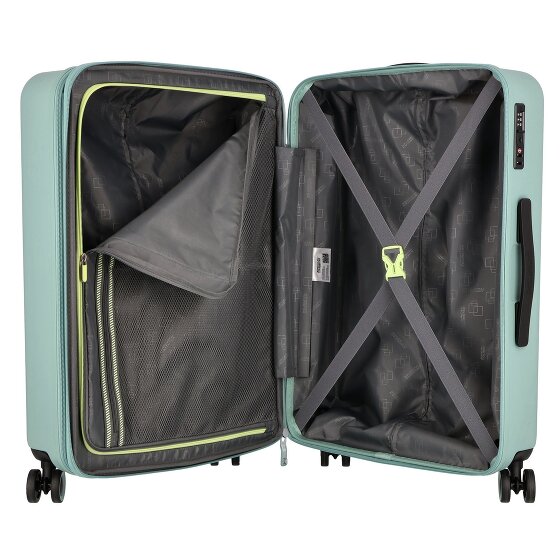 American Tourister Dynabelt 4 wheels Trolley 66 cm with expansion pleat