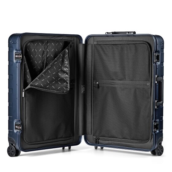 Redolz Pro Aluminum 4-Wheel Suitcase Set (S + L)