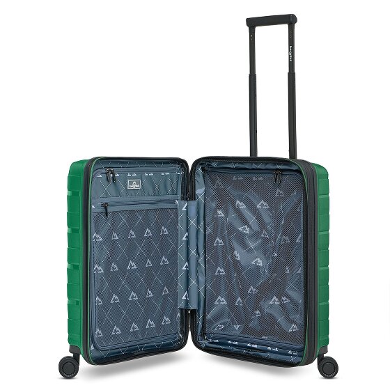 Bergpfeil Travel 4 wheels Cabin suitcase 55 cm Laptop compartment Expandable