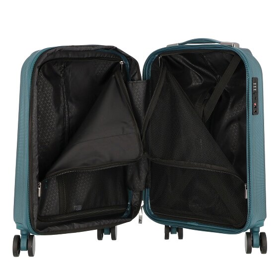 Polestream Moonrock 4 wheels Cabin trolley 55 cm with expansion pleat