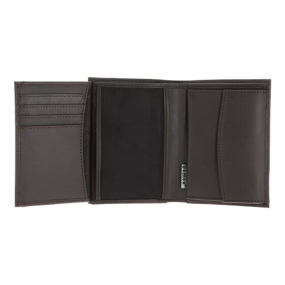 oxmox Leather Wallet RFID protection Genuine Leather 10 cm