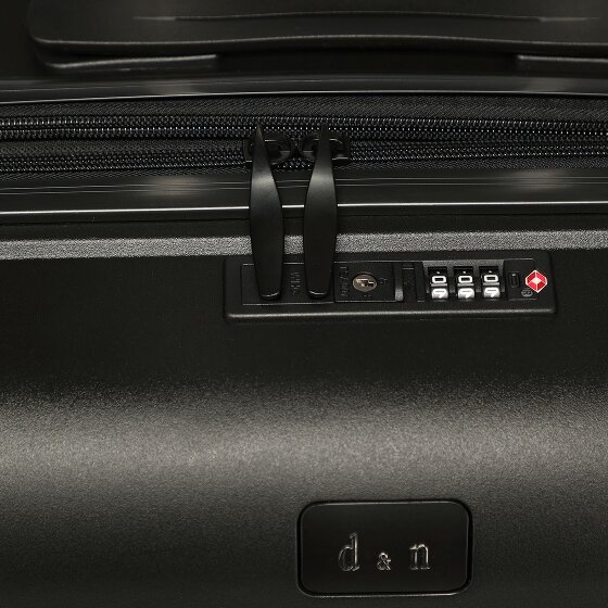 d&n Travel Line 4700 4 wheels Suitcase set 3-piece with expansion pleat