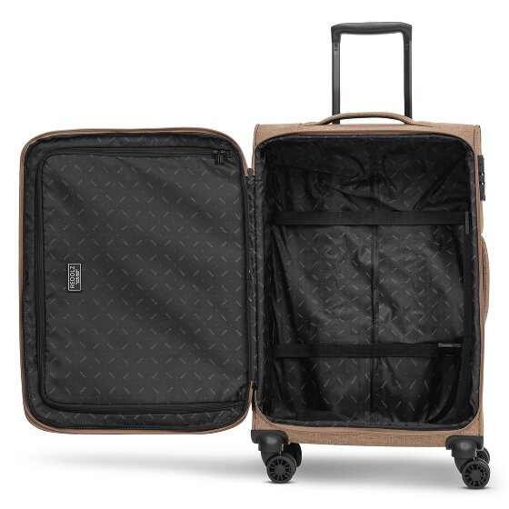 Redolz Essentials 12 MEDIUM 4-wheel Trolley, 67 cm, expandable Gusset
