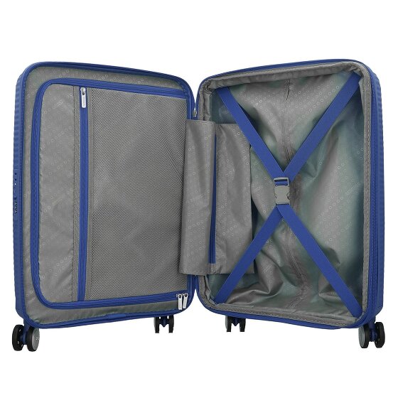 American Tourister Soundbox 4 wheels Cabin suitcase 55 cm Expandable