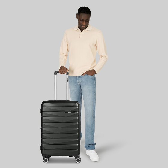 Bench Paris 4 wheels Trolley M 66 cm with expansion pleat