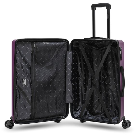 Redolz Essentials 08 3-SET 4 wheels Suitcase set 3-piece