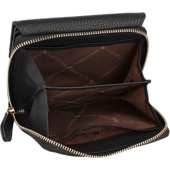 Braun Büffel Asti Wallet RFID protection Genuine Leather 12 cm