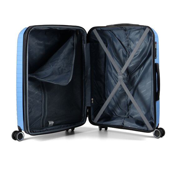 Benzi 5808 4 wheels Suitcase set 3-piece with expansion pleat