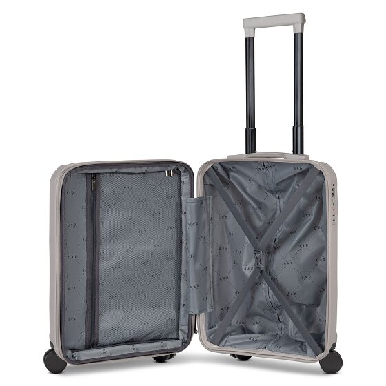 d&n South Dakota 4 wheels Cabin trolley S 56 cm with expansion pleat