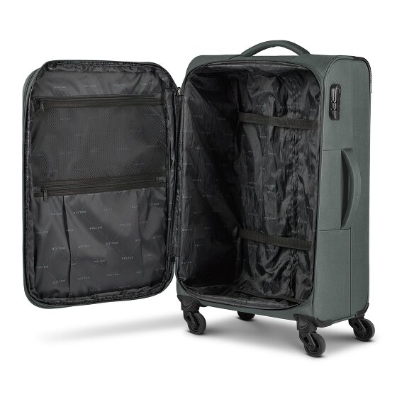 Police San Francisco 4 wheels Suitcase set 3-piece Expandable