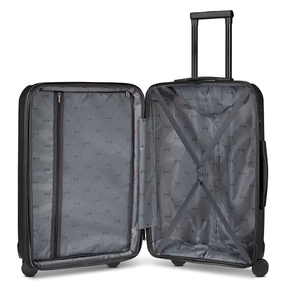d&n South Dakota 4 wheels Suitcase set 3-piece with expansion pleat