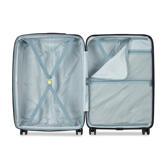 Delsey Paris Meteor 4-wheel Suitcase set S+L expandable gusset