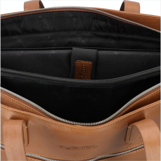 Plevier Power Shopper Bag Genuine Leather 43.5 cm Laptop compartment