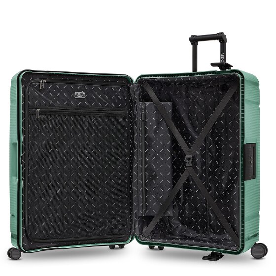 Redolz Essentials 15 4-wheel suitcase set 3-piece with three-point closure