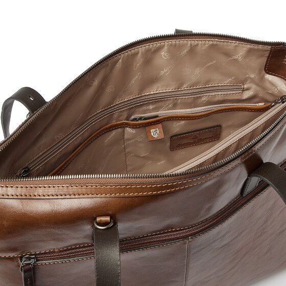 Castelijn & Beerens Rien Shoulder Bag RFID protection Genuine Leather 40 cm Laptop compartment