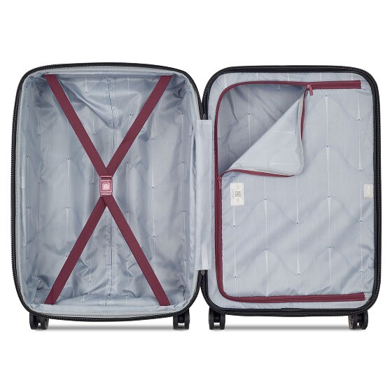Delsey Paris Meteor 4 wheels Suitcase set 3-piece with expansion pleat