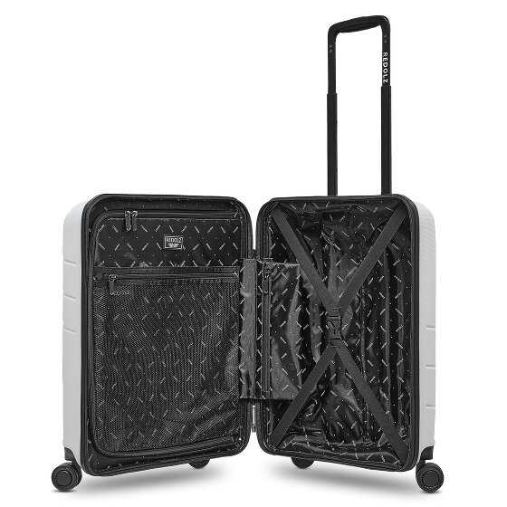 Redolz Essentials 17 4-wheel Cabin suitcase, 55 cm, with Soft-Pocket Laptop Compartment