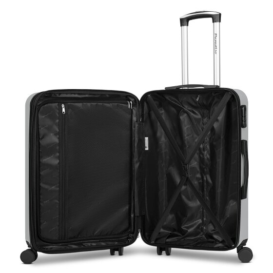 Check.In Paradise 2.0 4 wheels Suitcase set 3-piece with expansion pleat