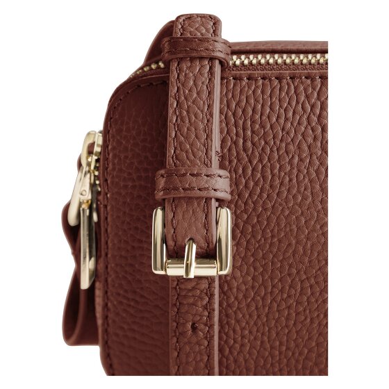 Lazarotti Bologna Leather Shoulder Bag Camera-Bag Leather Double-Zip 18 cm