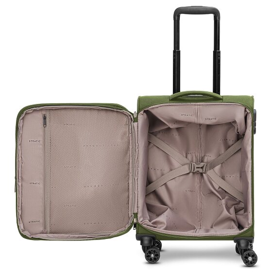 Stratic taska 4 Roll Cabin Trolley S 55 cm with Expanding Pleat
