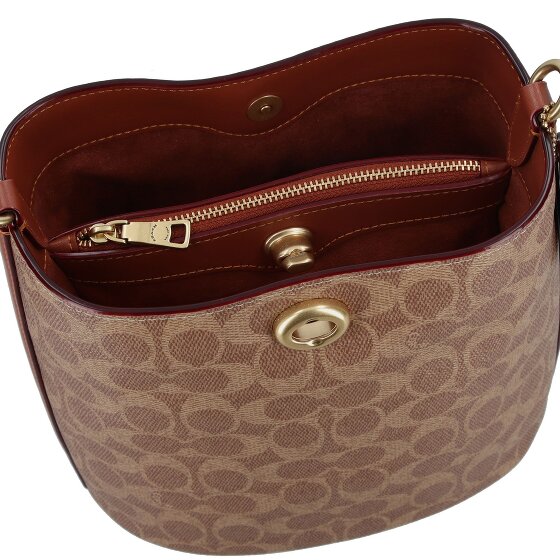 Coach Willow Shoulder Bag Leather 21 cm