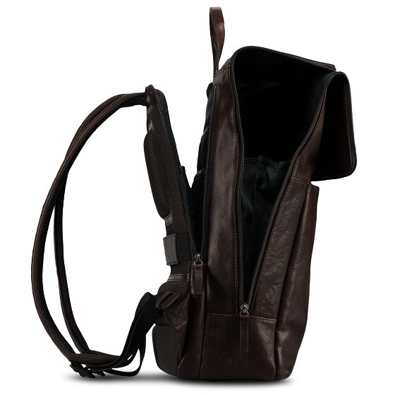 Jost Glasgow Daypack RFID protection Genuine Leather 42 cm Laptop compartment