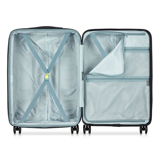 Delsey Paris Air Armour 4 wheels Suitcase set 3-piece Expandable