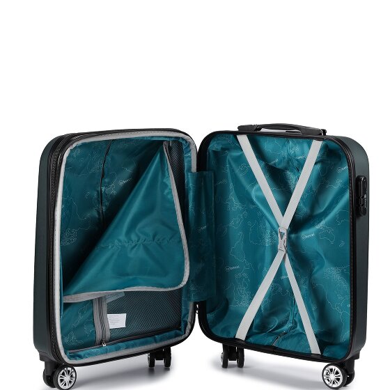 Benzi 5493 4 wheels Cabin trolley S 53 cm with expansion pleat