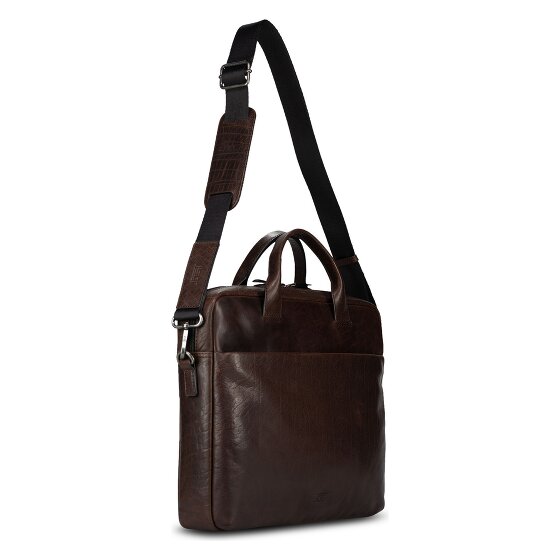 Jost Glasgow Briefcase Genuine Leather 37 cm Laptop compartment