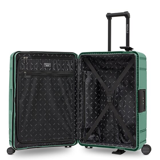Redolz Essentials 15 4-wheel trolley 65 cm with three-point closure