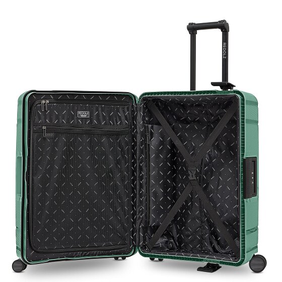 Redolz Essentials 15 4-wheel trolley 65 cm with three-point closure