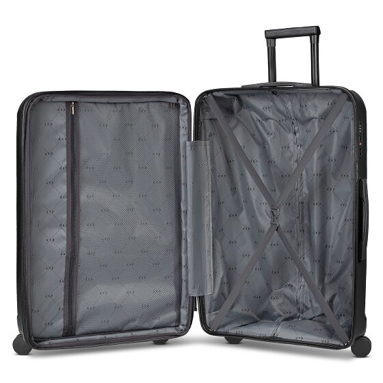 d&n South Dakota 4 wheels Trolley L 76 cm with expansion pleat