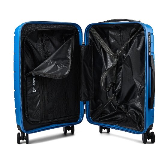 Polestream Strz by Asteroid 4 wheels Cabin trolley 55 cm