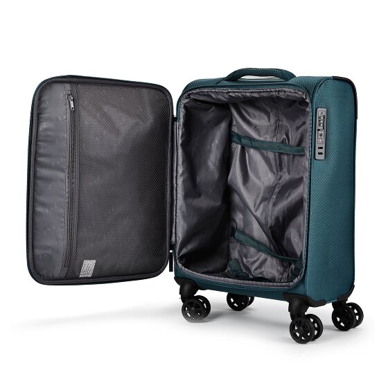 d&n Travel Line 9804 4 wheels Cabin suitcase S 55 cm