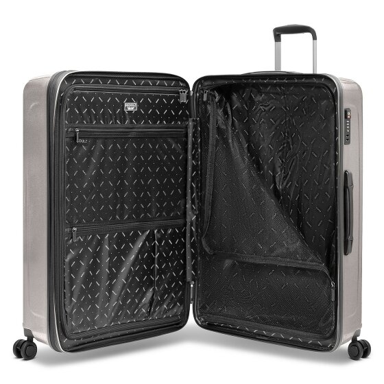Redolz Essentials 14 4-wheel suitcase set 2 pcs. laptop compartment with expansion fold