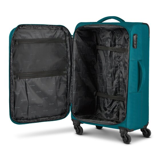 Police San Francisco 4 wheels Suitcase set 3-piece Expandable