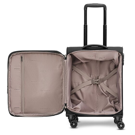 Stratic taska 4 Roll Cabin Trolley S 55 cm with Expanding Pleat
